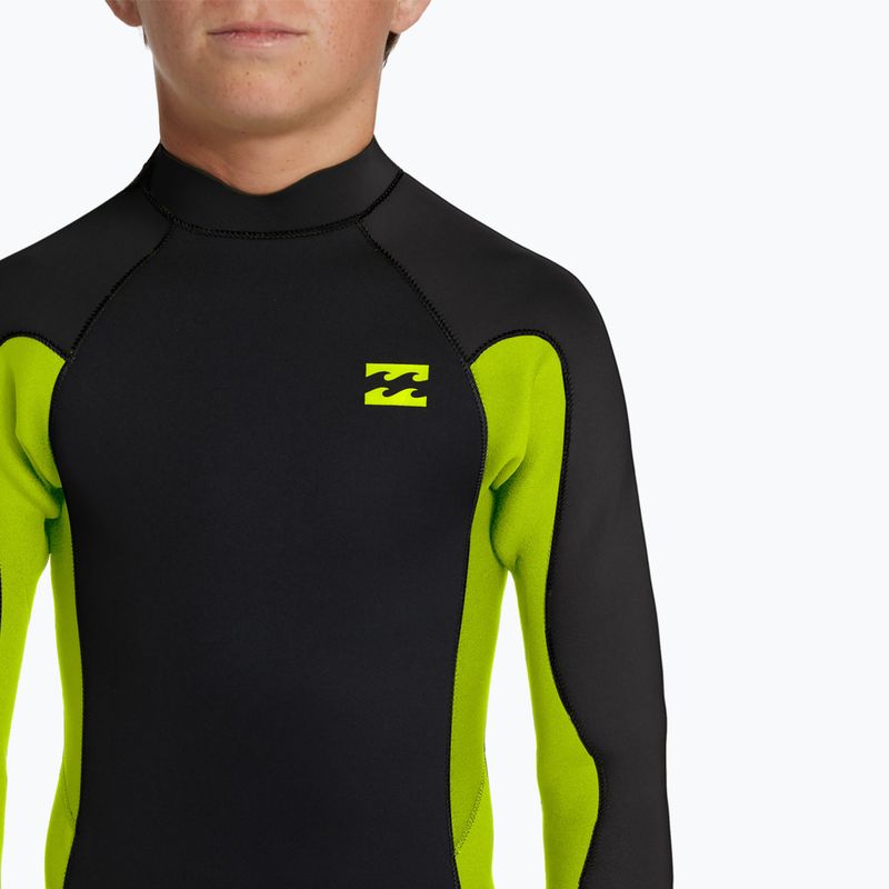 Дитяча піна для плавання Billabong 3/2 мм Foil BZ FL fluro lime 4