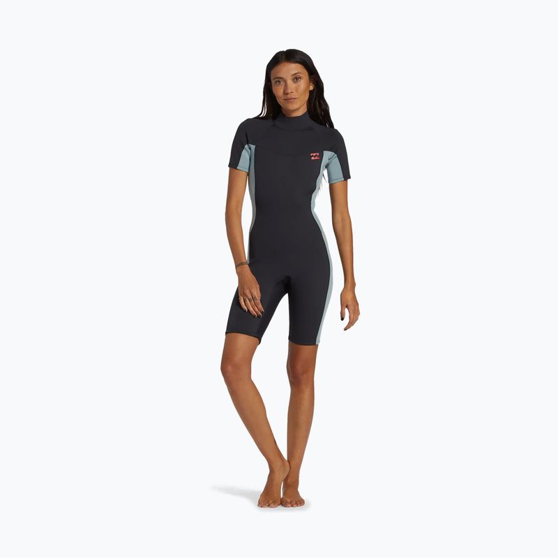 Гідрокостюм жіночий Billabong 2/2 mm Foil Spring washed black 2
