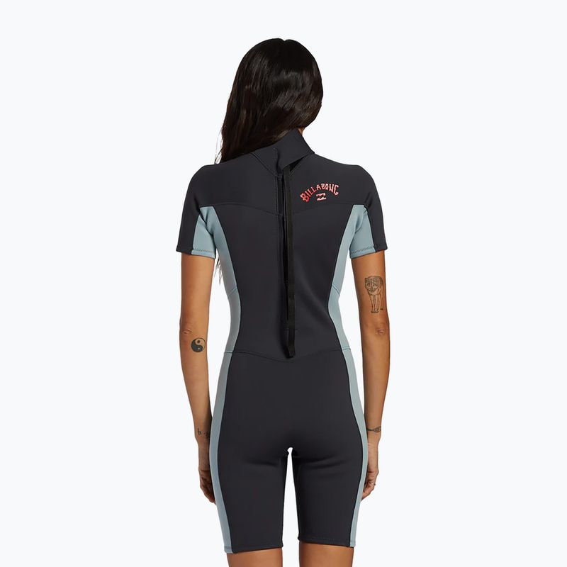 Гідрокостюм жіночий Billabong 2/2 mm Foil Spring washed black 3