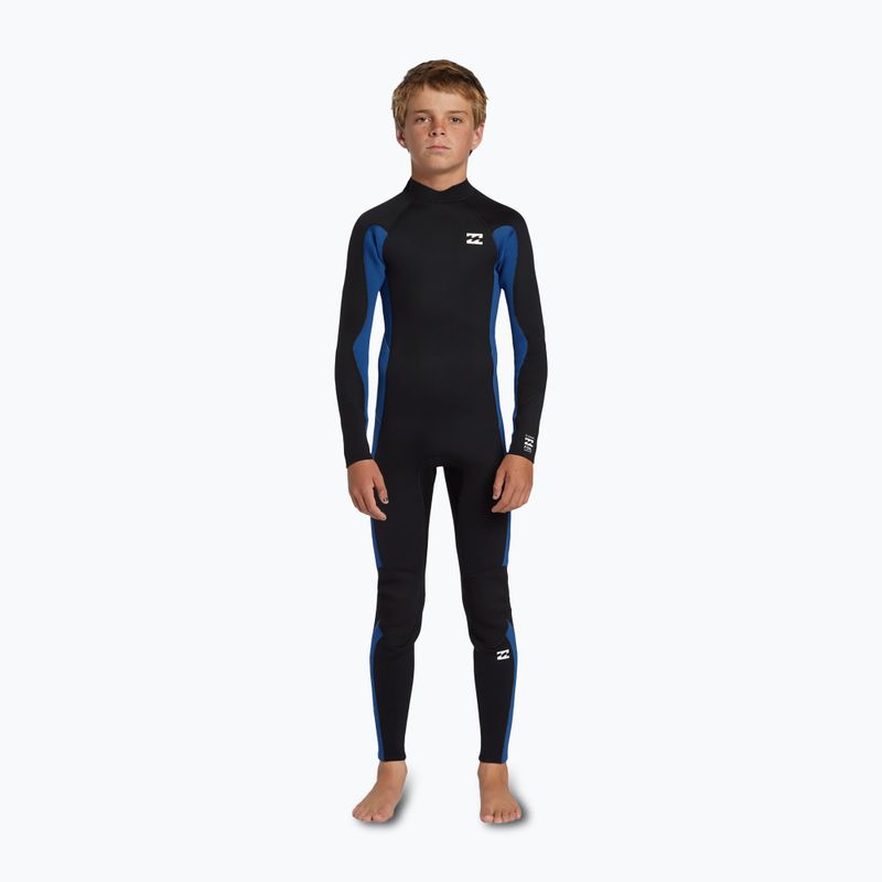 Гідрокостюм дитячий Billabong 4/3 мм Foil Back Zip GBS mid blue