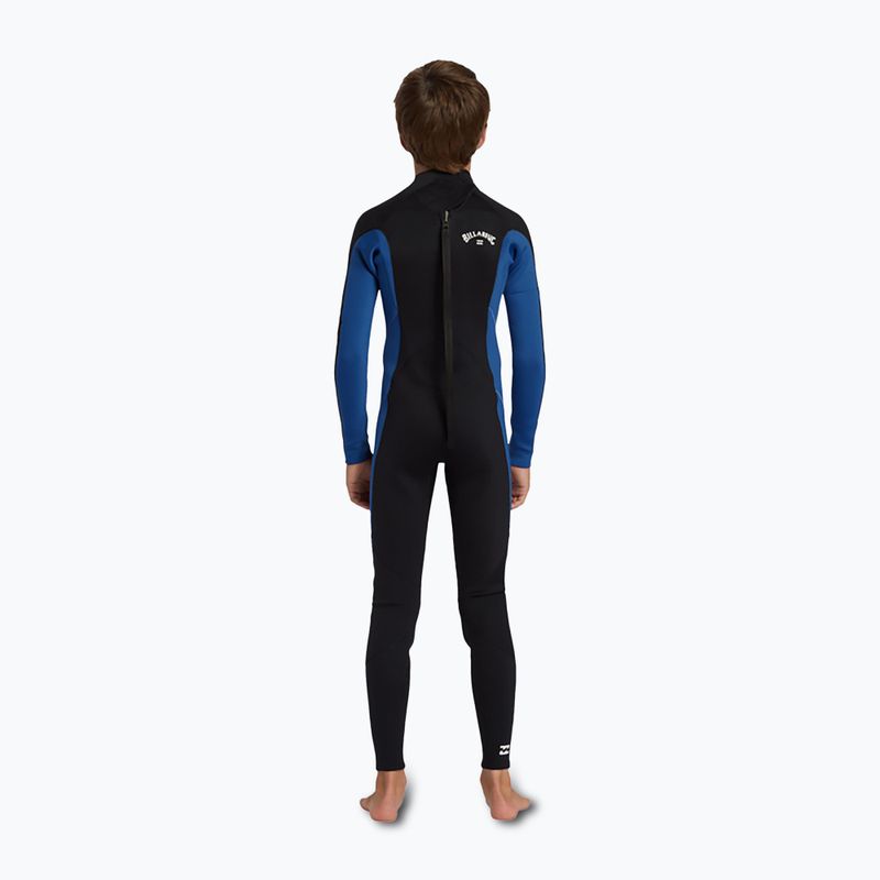 Гідрокостюм дитячий Billabong 4/3 мм Foil Back Zip GBS mid blue 2
