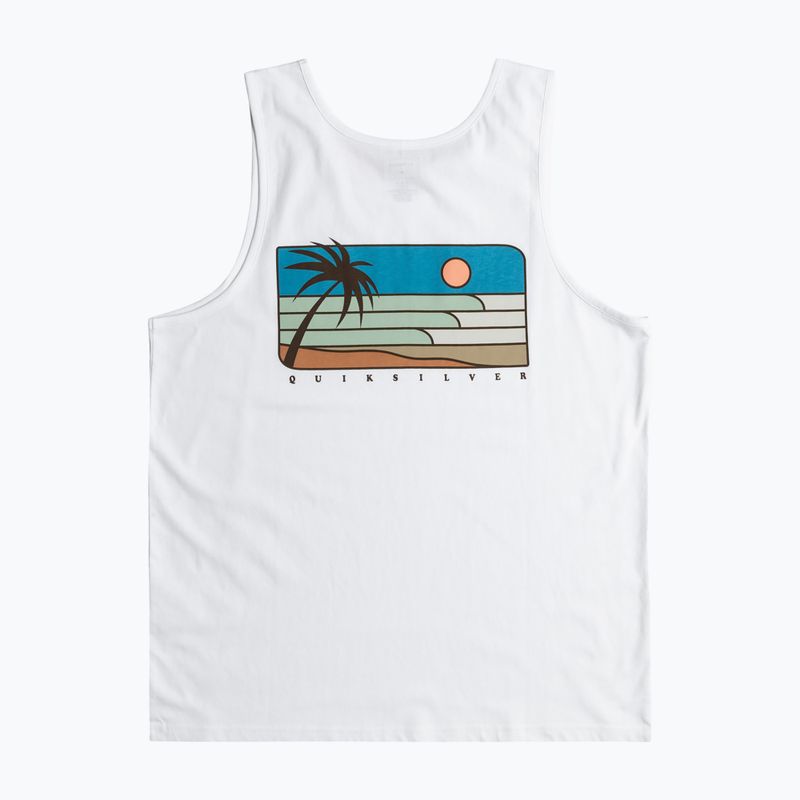 Чоловіча майка Quiksilver Line Up Tank Top біла 2