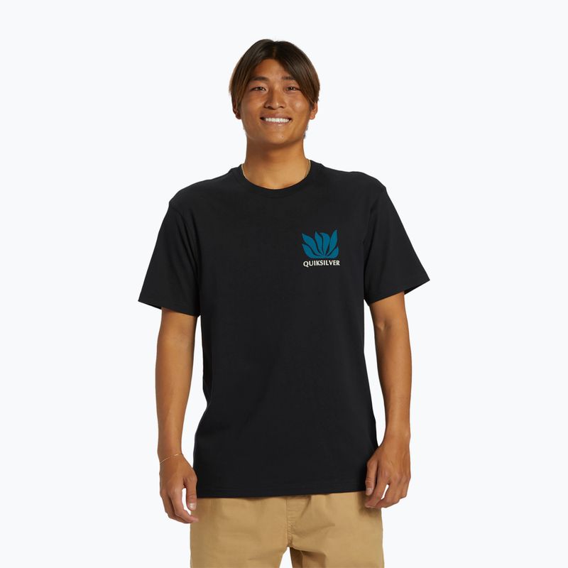 Чоловіча футболка Quiksilver Natural Forms Mor чорна