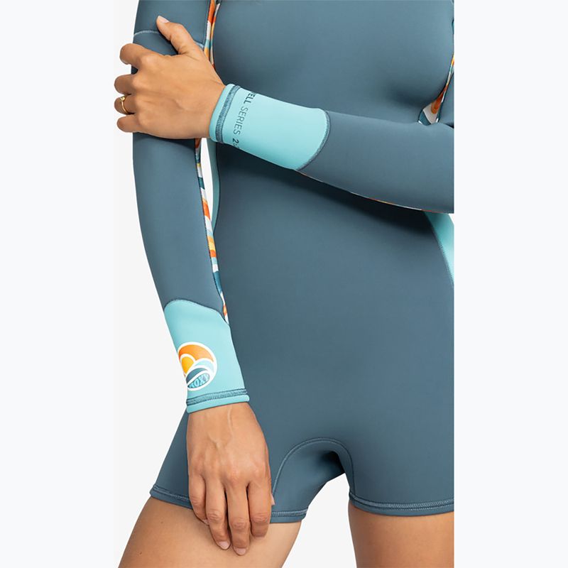 Жіноча піна для плавання ROXY 2.0 Swell Series на блискавці ззаду 6
