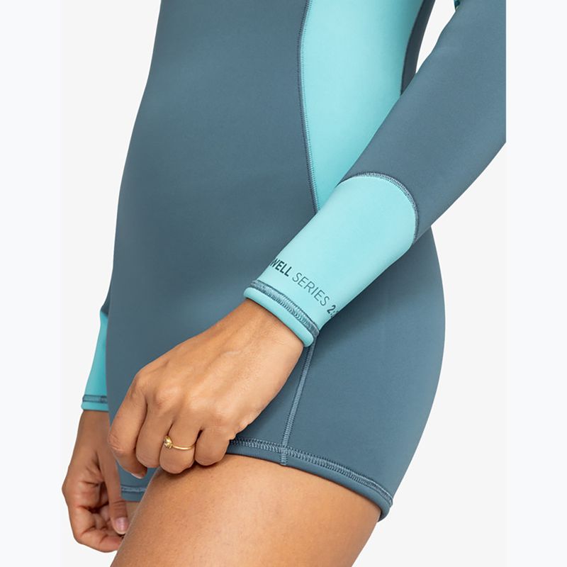Жіноча піна для плавання ROXY 2.0 Swell Series на блискавці ззаду 7