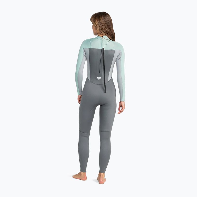 Гідрокостюм жіночий ROXY 4/3 mm Prologue Back Zip GBS Wetsuit ice green 2