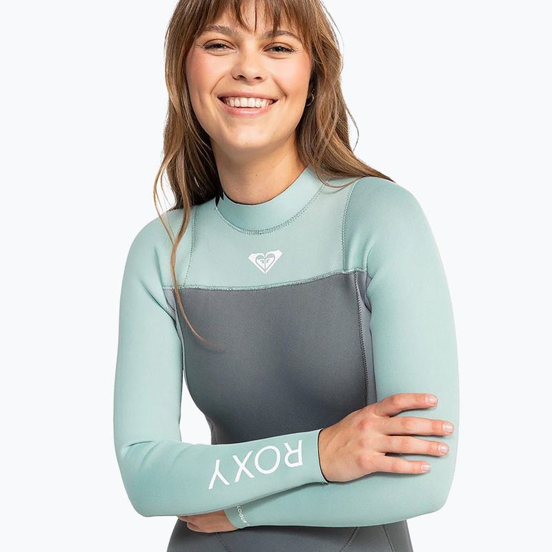 Гідрокостюм жіночий ROXY 4/3 mm Prologue Back Zip GBS Wetsuit ice green 4