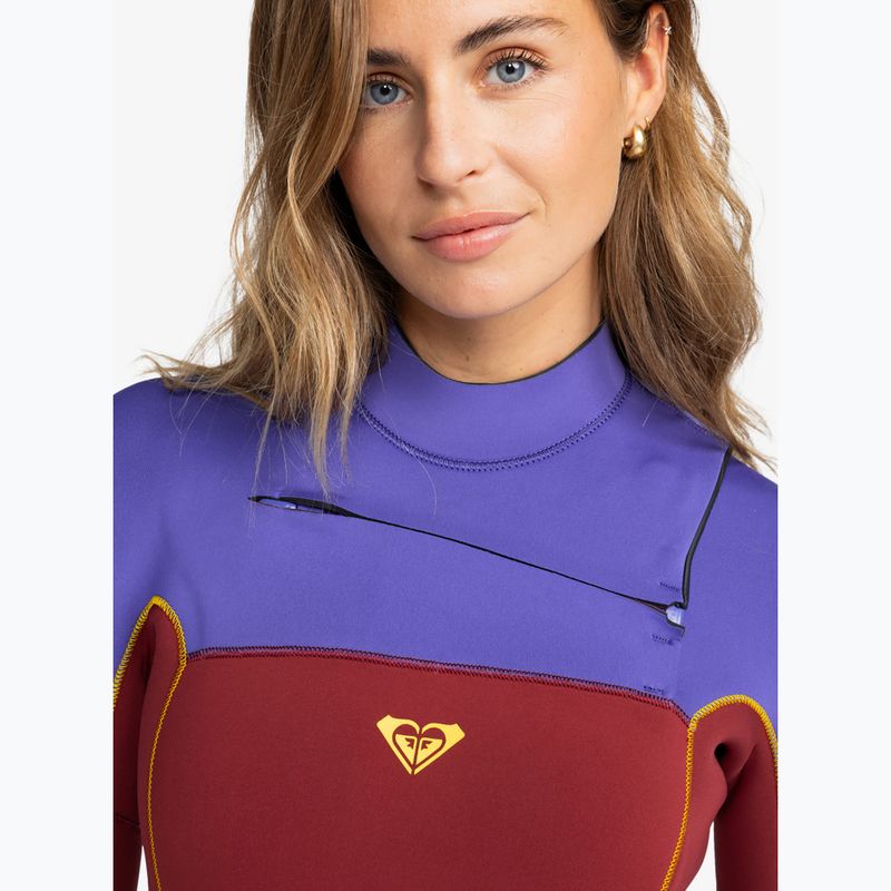 Гідрокостюм жіночий ROXY 4/3 Rise Chest Zip GBS pomegranate 5