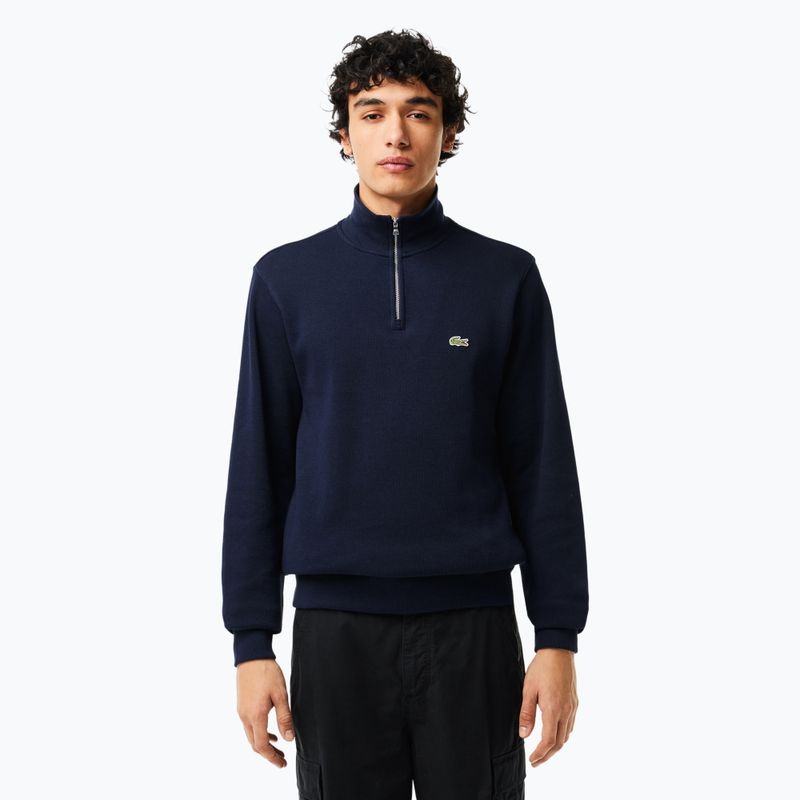 Кофта чоловіча Lacoste SH1927 166 navy blue