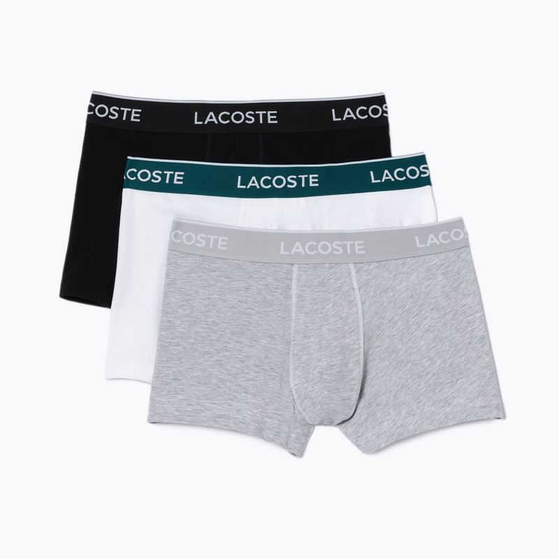 Труси Lacoste 5H3389 NUA 3 пари black/white/silver chine 11