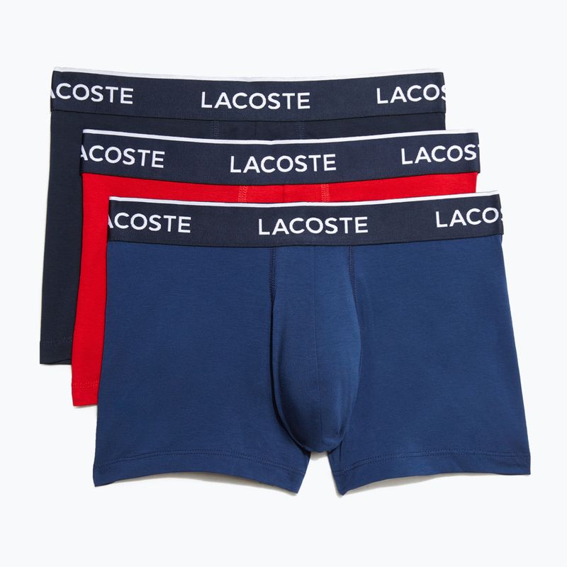 Труси Lacoste 5H3389 W64 3 пари navy blue/red methylene 11