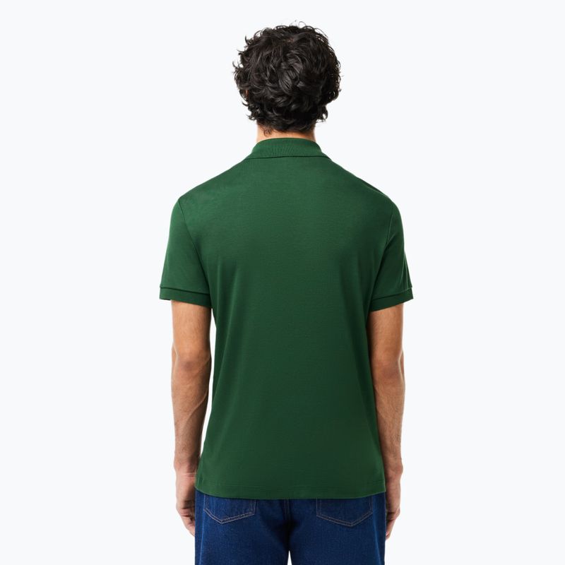 Чоловіча сорочка-поло Lacoste DH2050 зелена 2