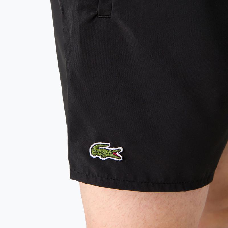 Шорти для плавання чоловічі Lacoste чорні MH6270 4