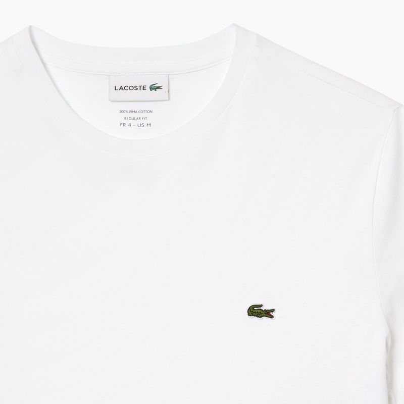 Чоловіча футболка Lacoste TH6709 біла 4