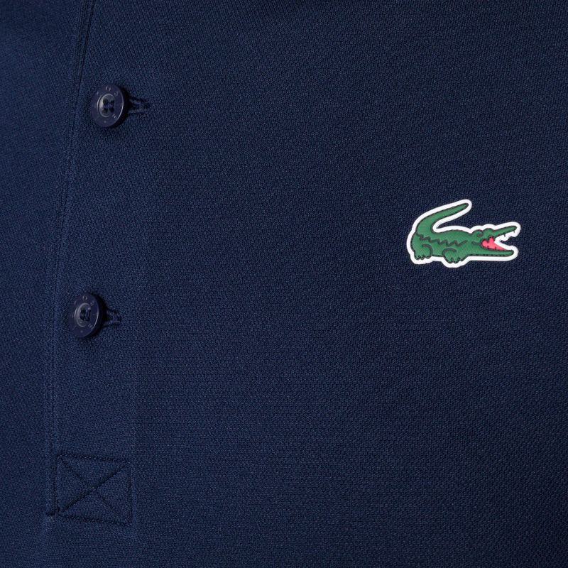 Футболка-поло тенісна чоловіча Lacoste чорна DH2094 3