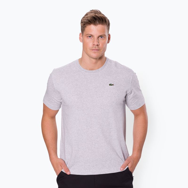 Футболка тенісна чоловіча Lacoste сіра TH7618 2