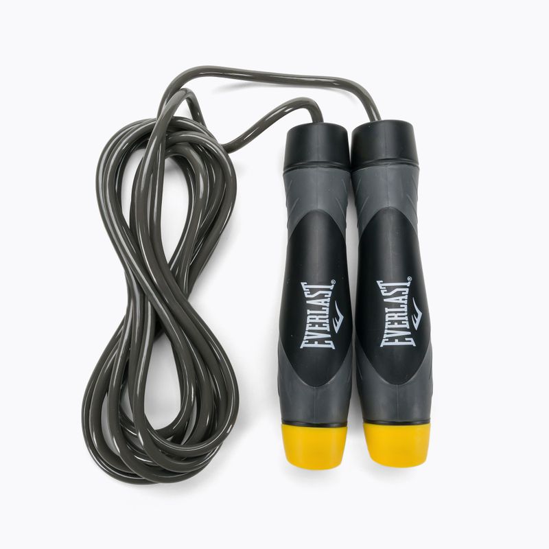 Скакалка з обтяженням Everlast чорна EV3640