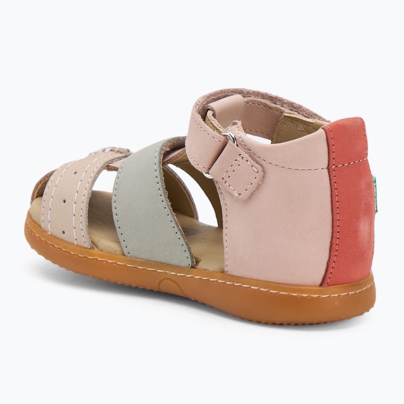 Сандалі дитячі Kickers Kick Bazar light pink/multicolor 3