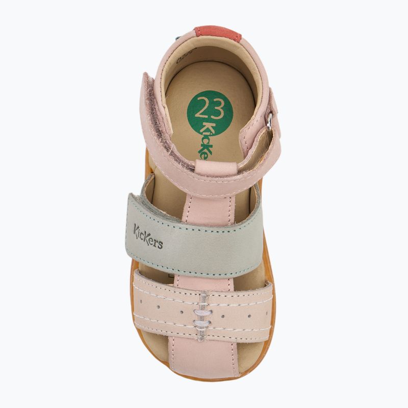 Сандалі дитячі Kickers Kick Bazar light pink/multicolor 5