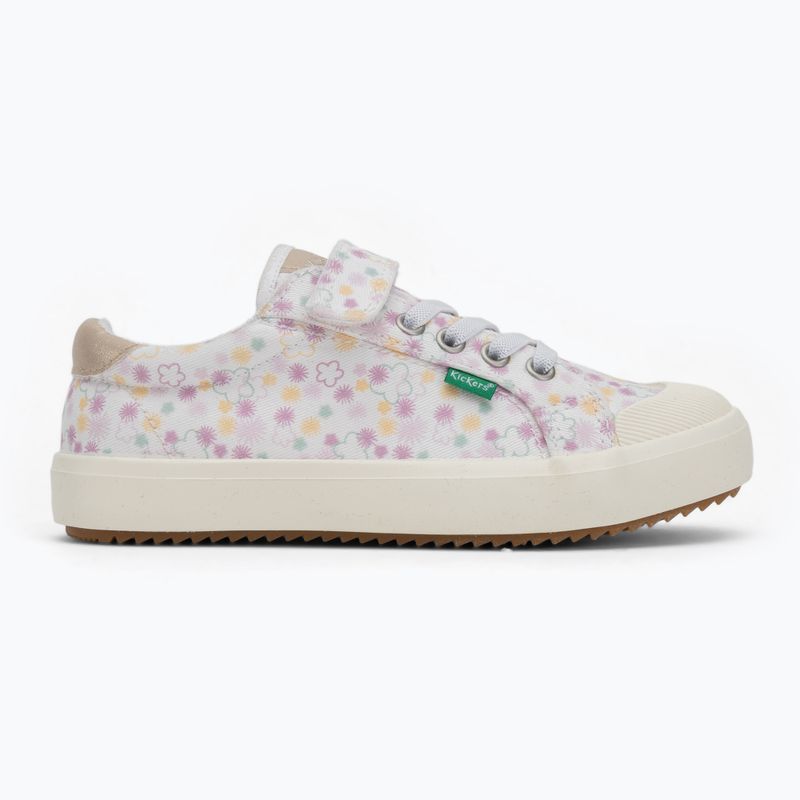 Кеди дитячі Kickers Kickgoldi white/print festi summer 2