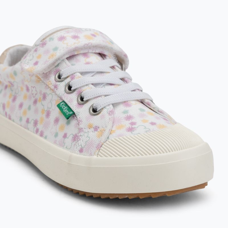 Кеди дитячі Kickers Kickgoldi white/print festi summer 7