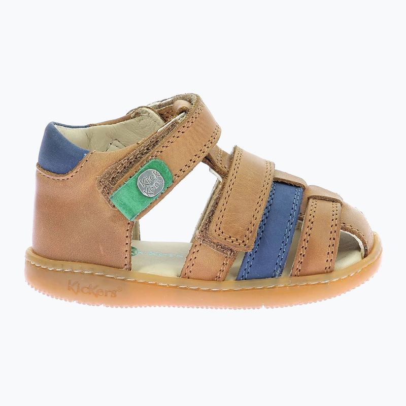 Сандалі дитячі Kickers Kick Pod camel/navy 2