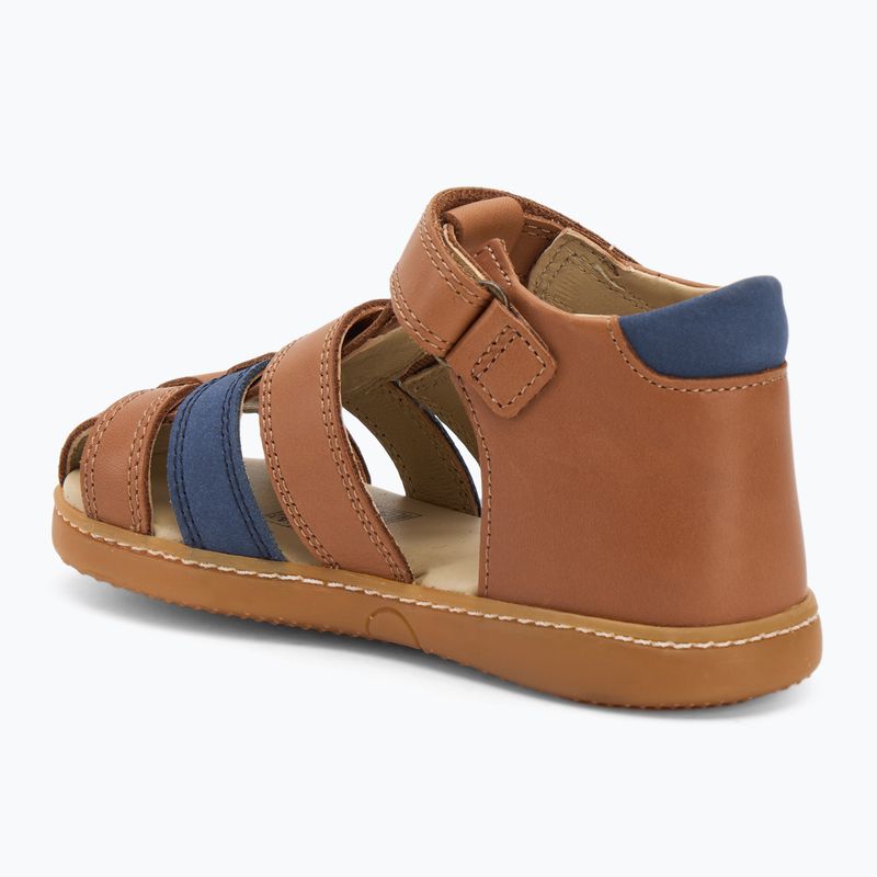 Сандалі дитячі Kickers Kick Pod camel/navy 3
