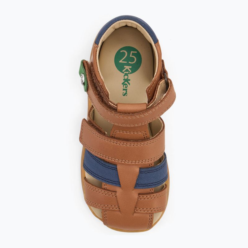 Сандалі дитячі Kickers Kick Pod camel/navy 5