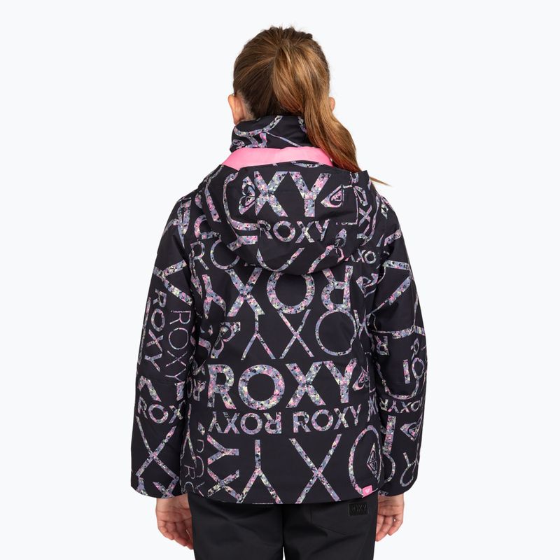 Куртка сноубордична дитяча ROXY Roxy Jetty Girl true black lluvia rg 2