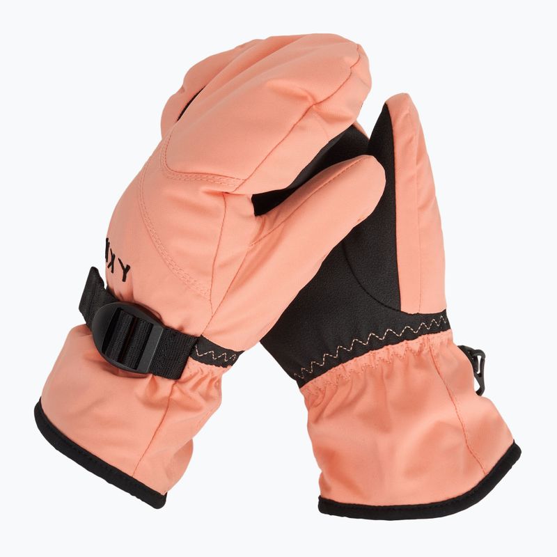 Рукавиці сноубордичні дитячі ROXY Roxy Jetty Girl Solid Mitt peach pink