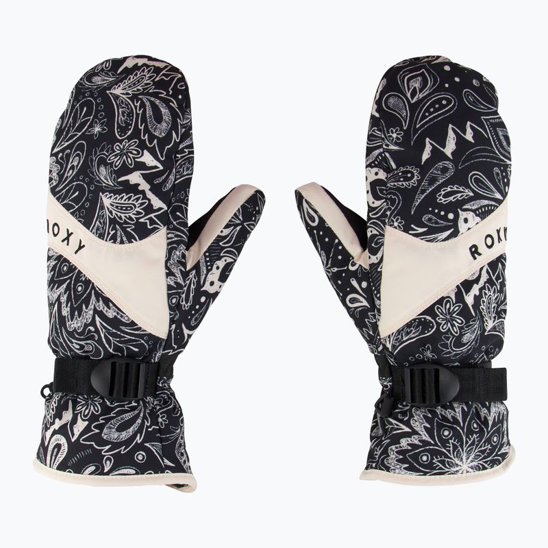 Рукавиці сноубордичні жіночі ROXY Jetty Mitt true black bandanas 2