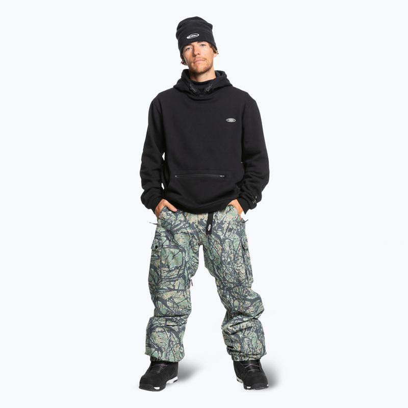 Штани сноубордичні чоловічі Quiksilver Snow Down Cargo woodland abstract sea spray 2