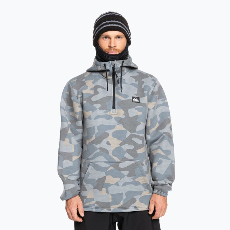 Кофта сноубордична чоловіча Quiksilver Shredder Hoodie puzzle camo ice flow