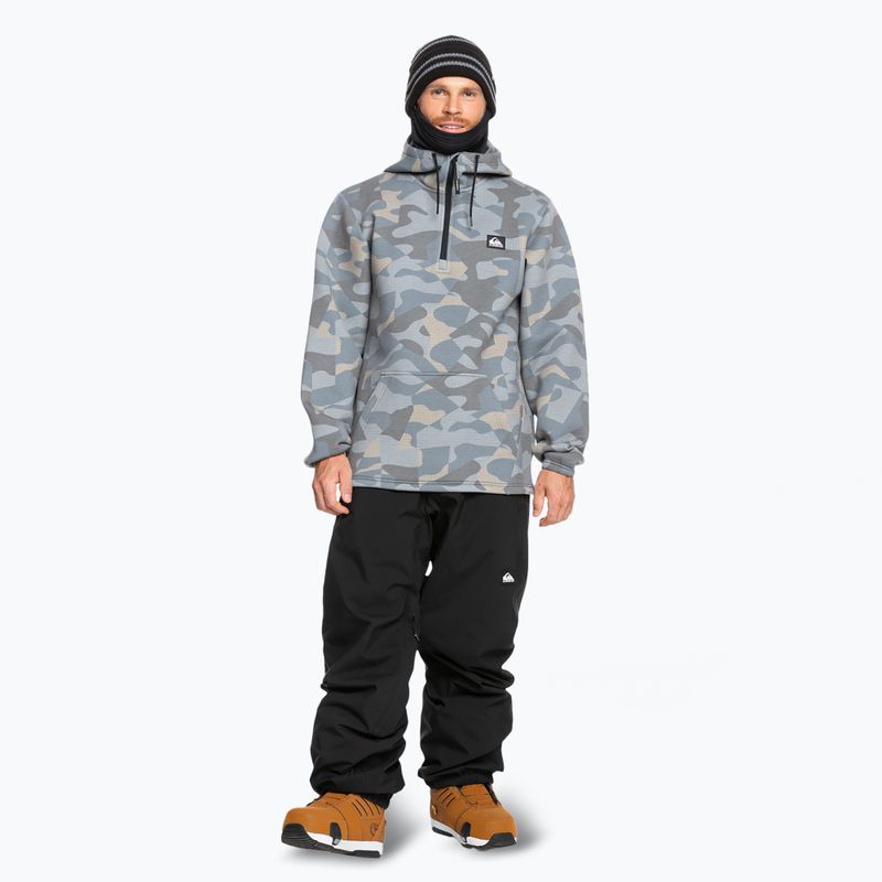 Кофта сноубордична чоловіча Quiksilver Shredder Hoodie puzzle camo ice flow 2