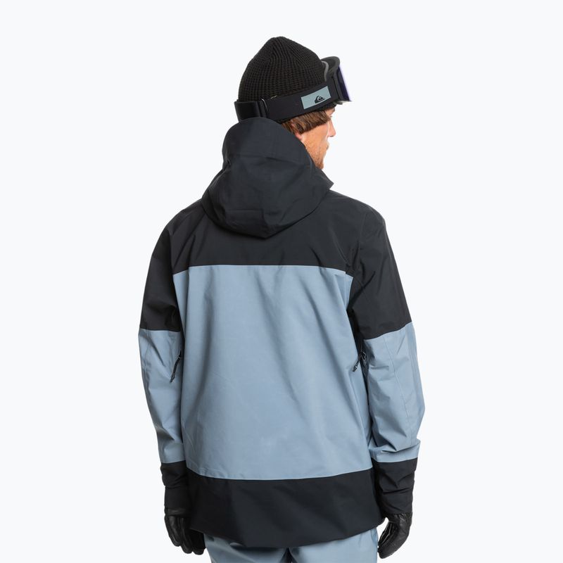 Куртка сноубордична чоловіча Quiksilver Forever Stretch Gore-Tex flint stone 2