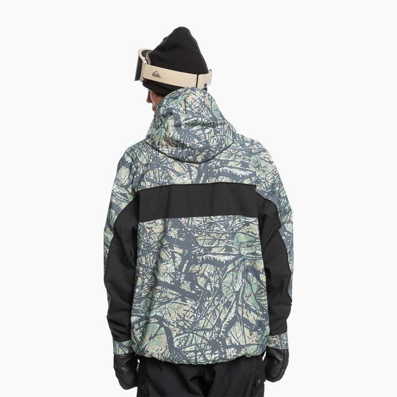 Куртка сноубордична чоловіча Quiksilver High Altitude 20K woodland abstract sea spray 2