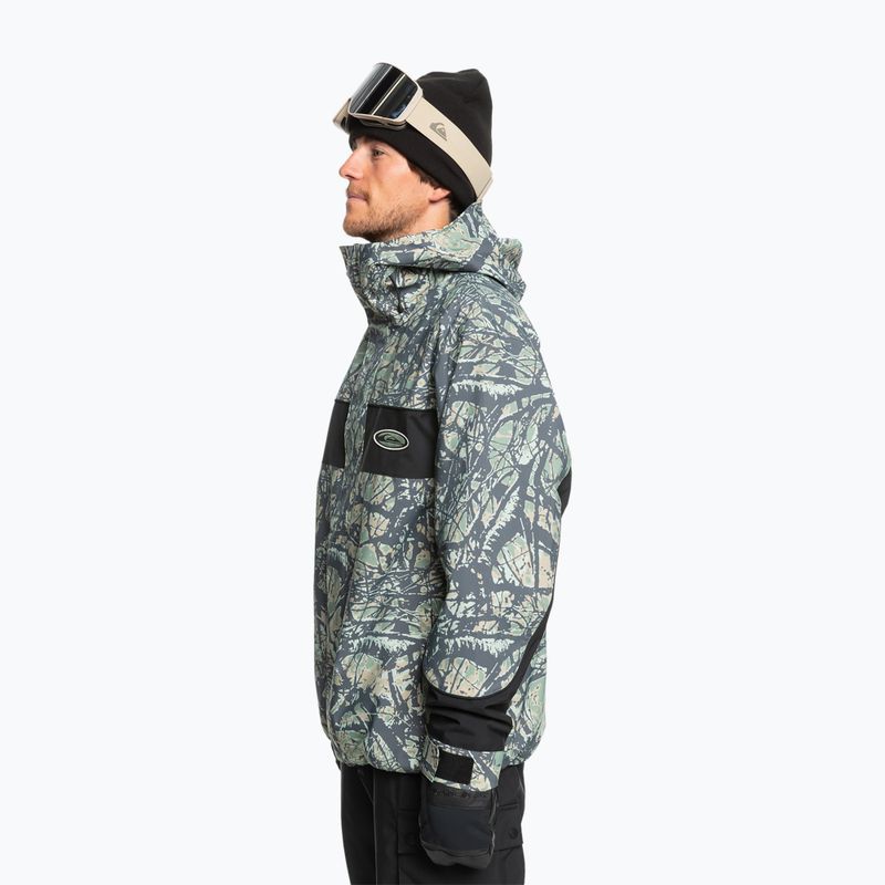 Куртка сноубордична чоловіча Quiksilver High Altitude 20K woodland abstract sea spray 3