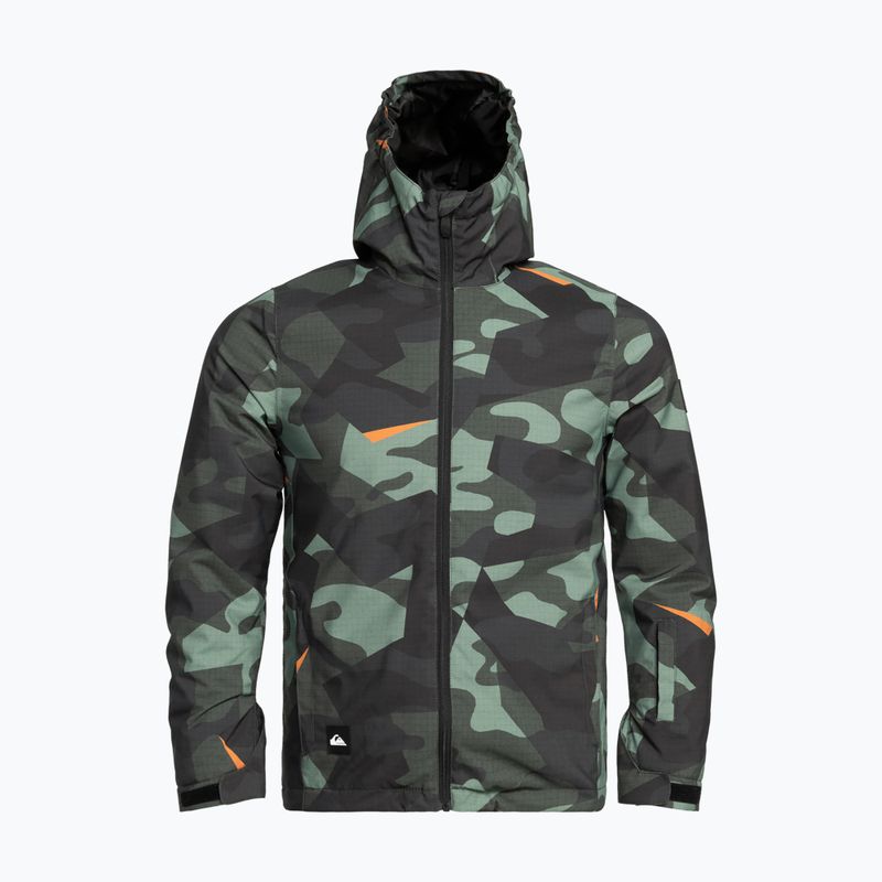 Куртка сноубордична дитяча Quiksilver Mission Printed puzzle camo sea spray 5