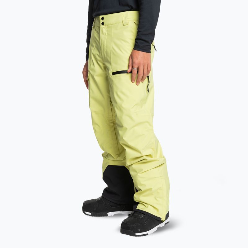 Штани сноубордичні чоловічі Quiksilver Utility celery green 4