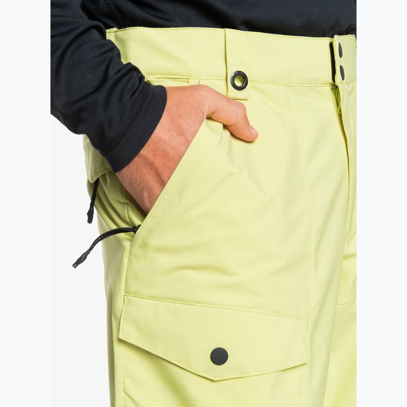 Штани сноубордичні чоловічі Quiksilver Utility celery green 5