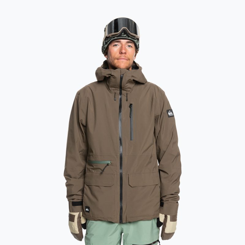 Куртка сноубордична чоловіча Quiksilver Quest Stretch 20K canteen