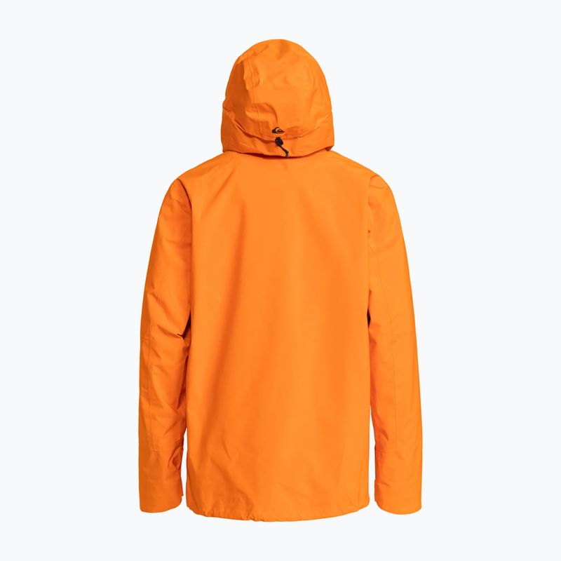 Куртка сноубордична чоловіча Quiksilver Pro Path Goretex 2L orange pepper 6