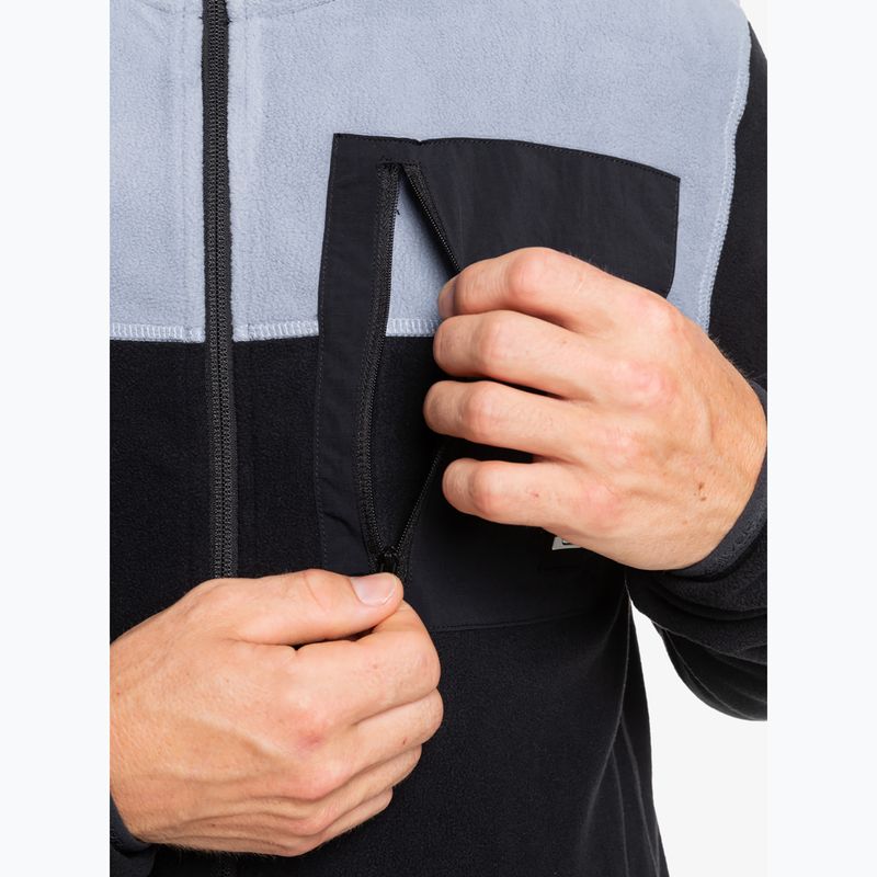 Кофта сноубордична чоловіча Quiksilver Aker Full Zip Fleece  true black 4