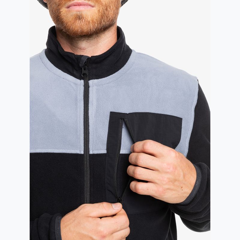 Кофта сноубордична чоловіча Quiksilver Aker Full Zip Fleece  true black 5