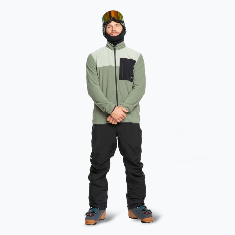 Кофта сноубордична чоловіча Quiksilver Aker Full Zip Fleece sea spray 2