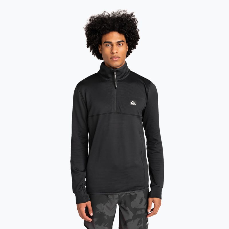 Кофта сноубордична чоловіча Quiksilver Steep Point Half Zip Fleece true black