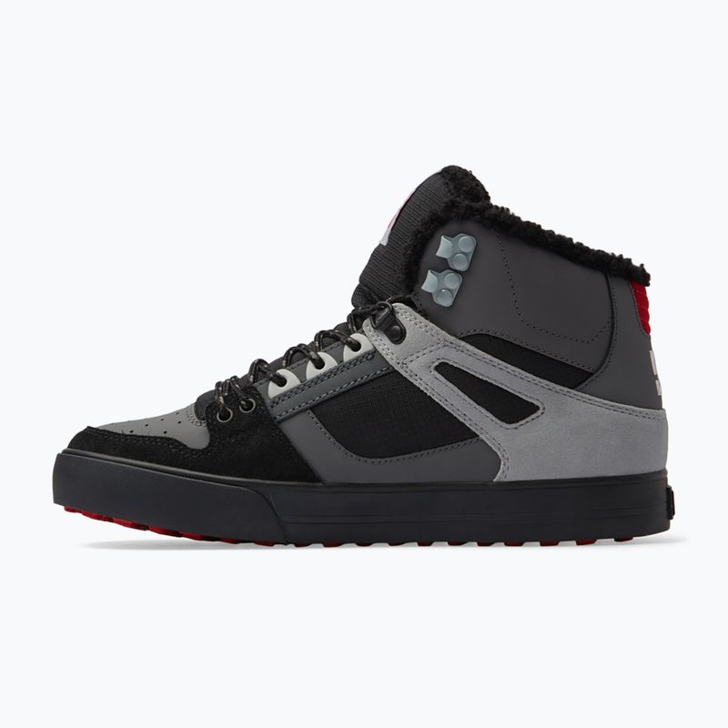 Кросівки чоловічі DC Pure High-Top grey / black / red 9