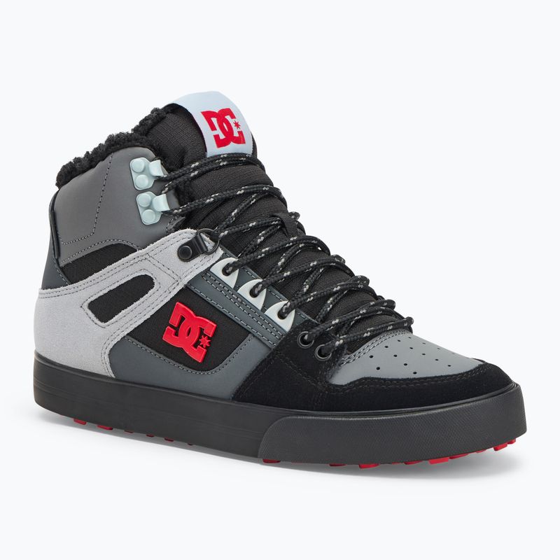 Кросівки чоловічі DC Pure High-Top grey / black / red