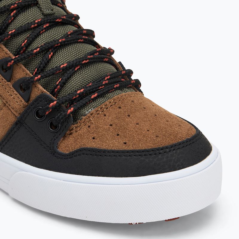 Кросівки чоловічі DC Pure High-Top brown / brown / green 7