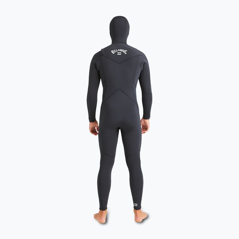 Гідрокостюм чоловічий Billabong 5/4 мм Absolute Natural Chest Zip Hooded black 4